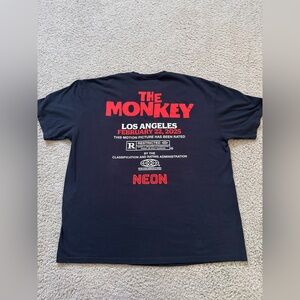 Osgood Perkins The Monkey Los Angeles Pop Up Exclusive Horror Movie T-Shirt